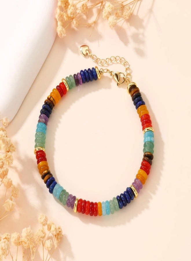 Korotho Chakra Bracelet for Women, Crystals and Healing Stones Crystal Bracelet Anxiety Relief Items for Christmas Gifts 7 Chakra Bracelets Pulseras Para Mujer Spiritual Bracelets for Women Trendy - Image 5